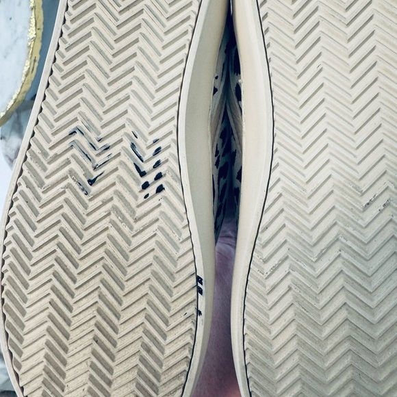 Customized Rhinestone Gray Leopard Platform Sneakers..Bling, Bling! - Picture 13 of 17